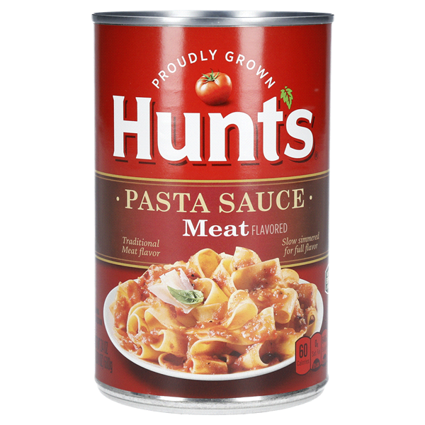 slide 1 of 1, Hunt's Hunts Spag Sauce Meat, 24 oz