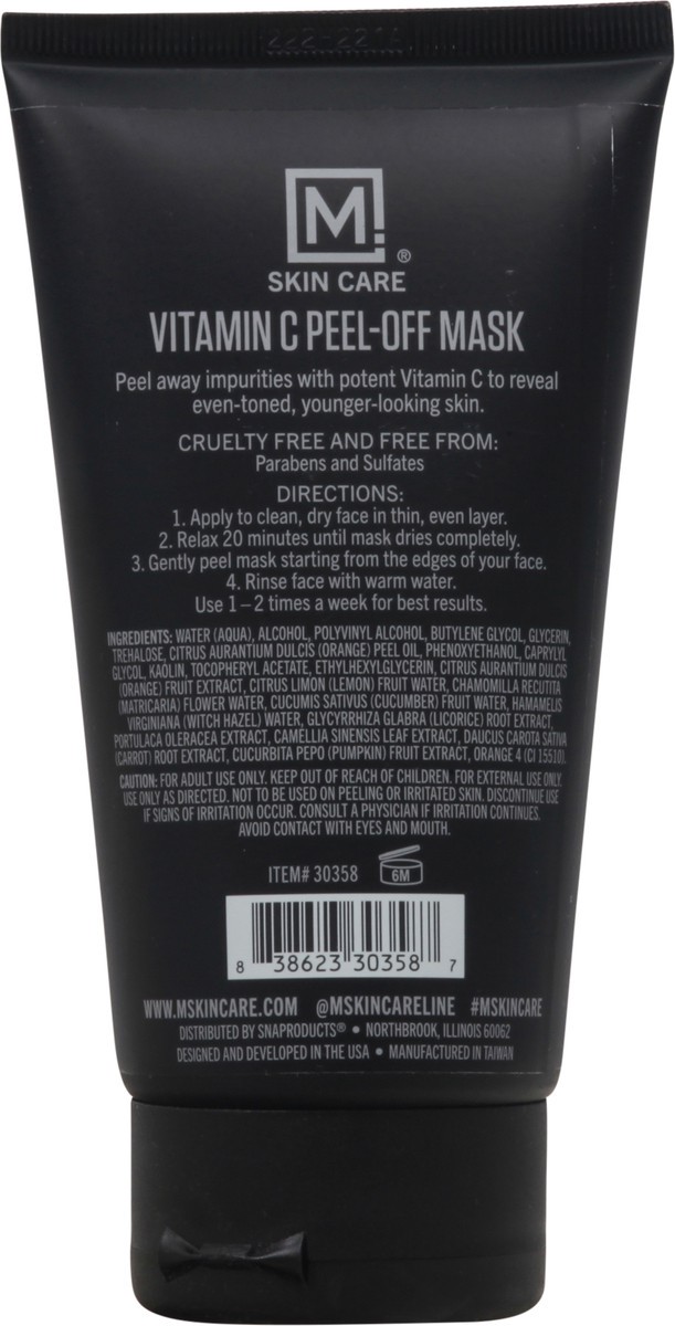 slide 4 of 9, M Skin Care Vitamin C Peel-Off Mask 4.2 fl oz, 4.2 oz