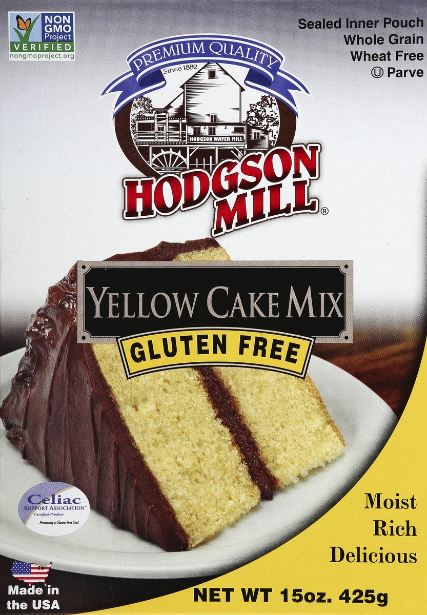 slide 3 of 4, Hodgson Mill Gluten Free Yellow Cake Mix, 15 oz