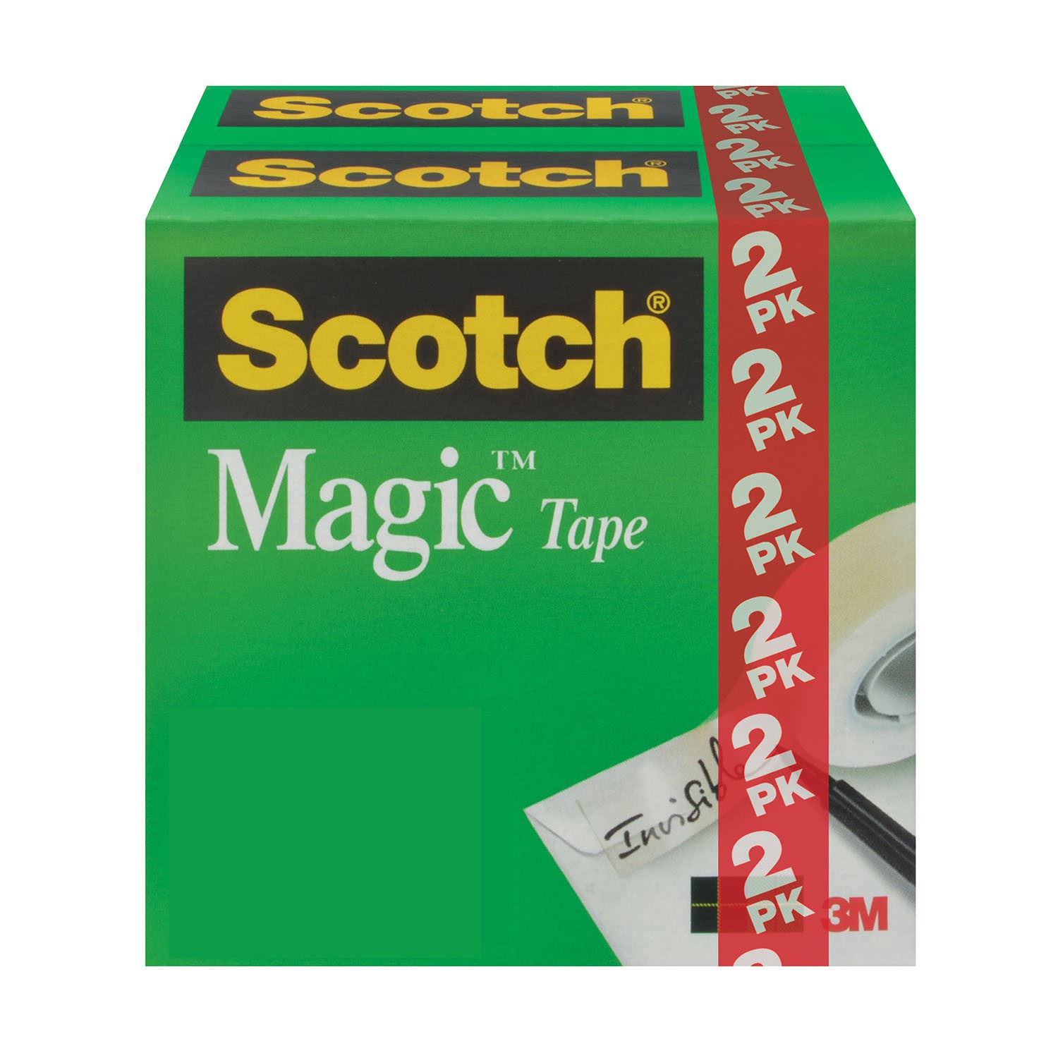 slide 3 of 3, Scotch Magic Invisible Tape, 2ct., 2 ct