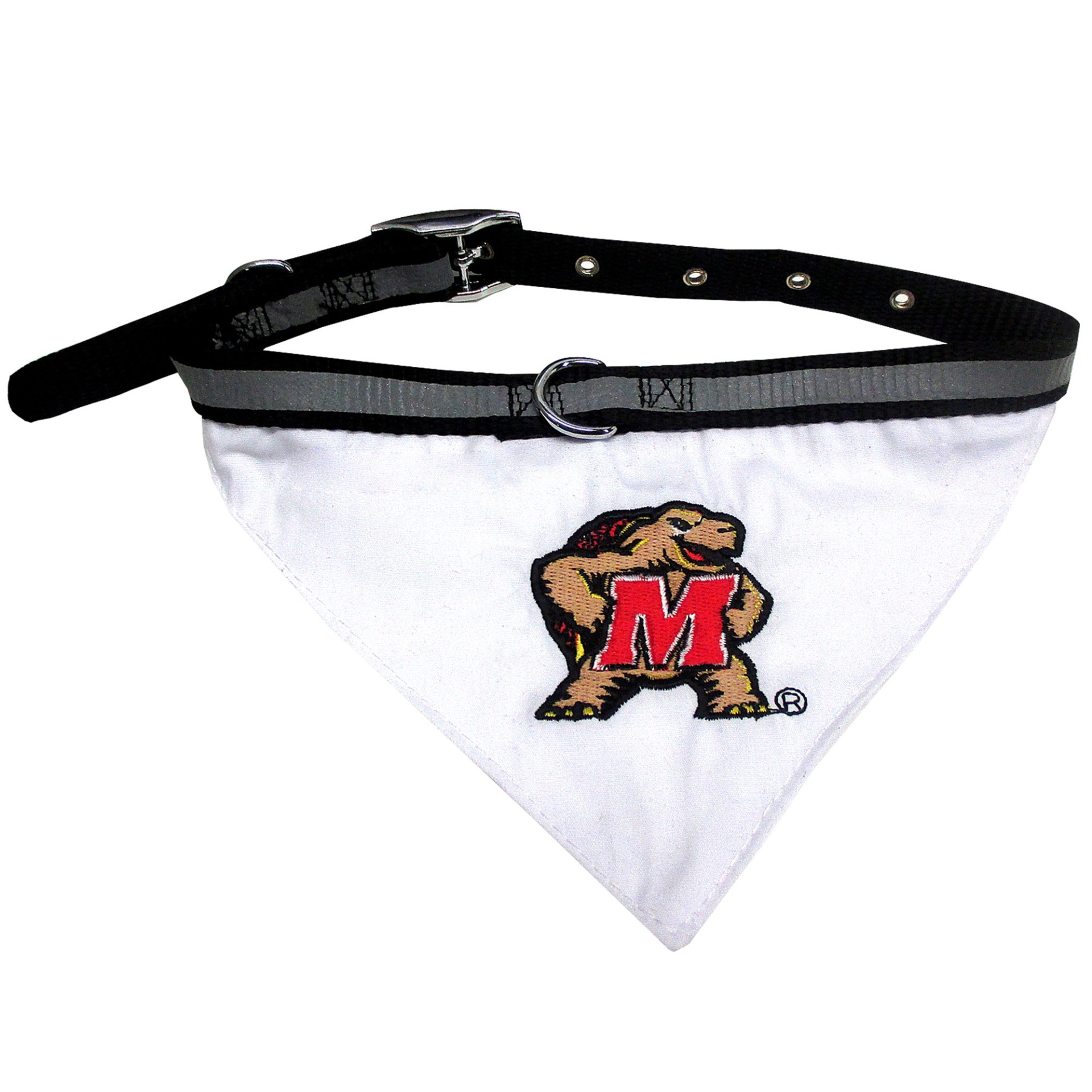 slide 1 of 1, Pets First Maryland Terrapins Collar Bandana, LG