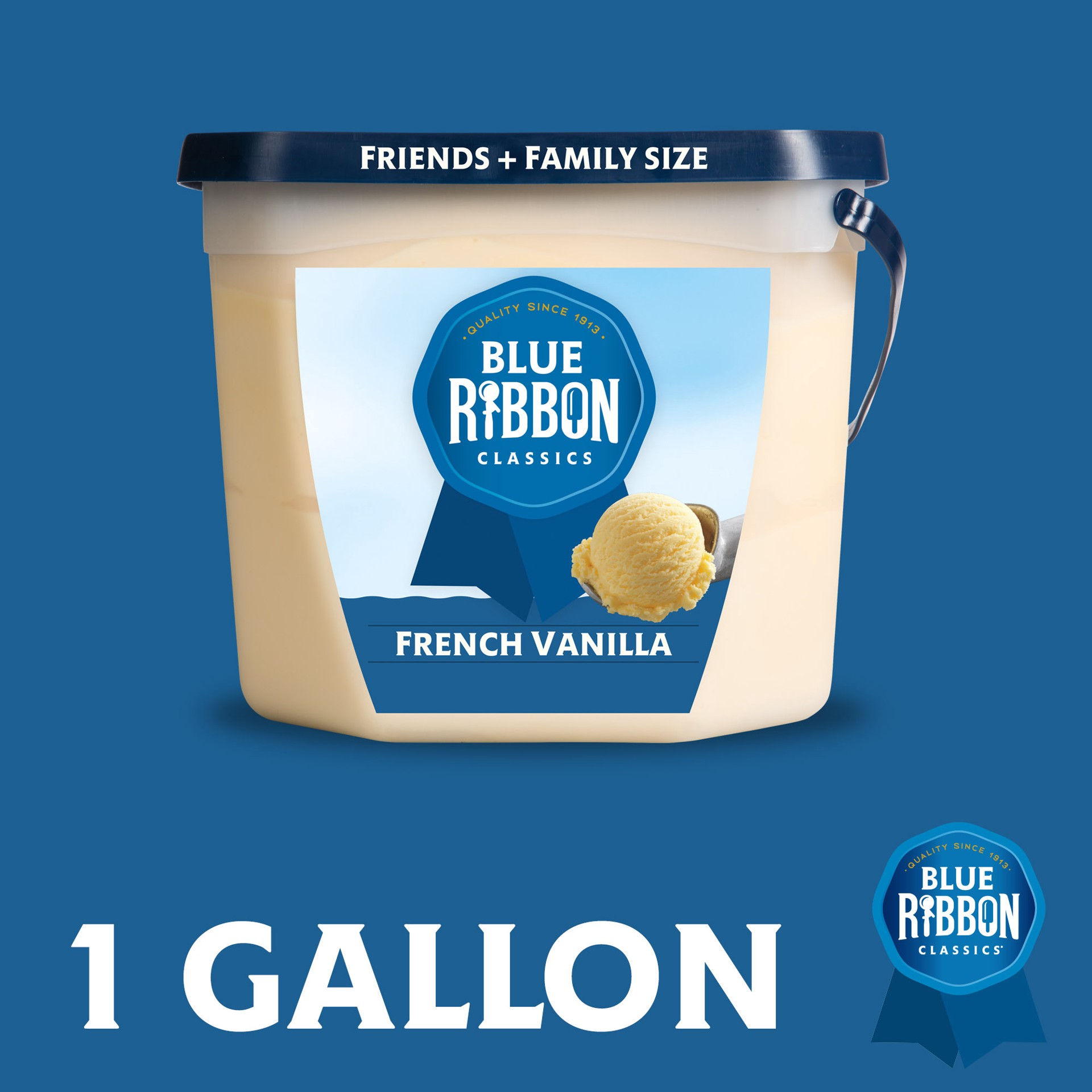 slide 2 of 5, Blue Ribbon Classics French Vanilla Frozen Dessert Pail, 128 fl oz, 128 fl oz