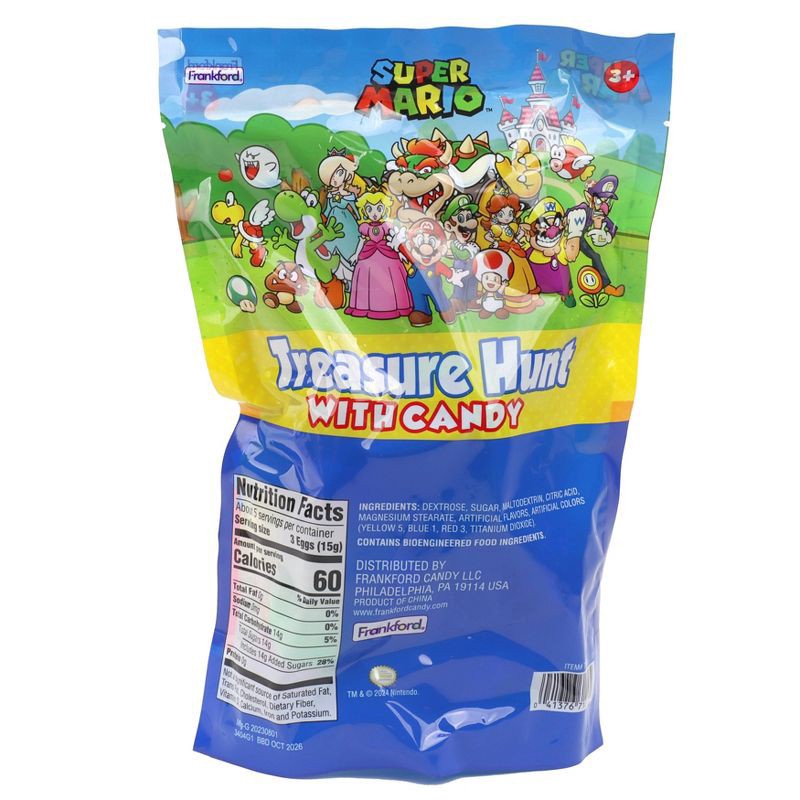 slide 7 of 7, Mario Super Mario Treasure Egg Hunt - 16ct/2.82oz, 16 ct; 2.82 oz