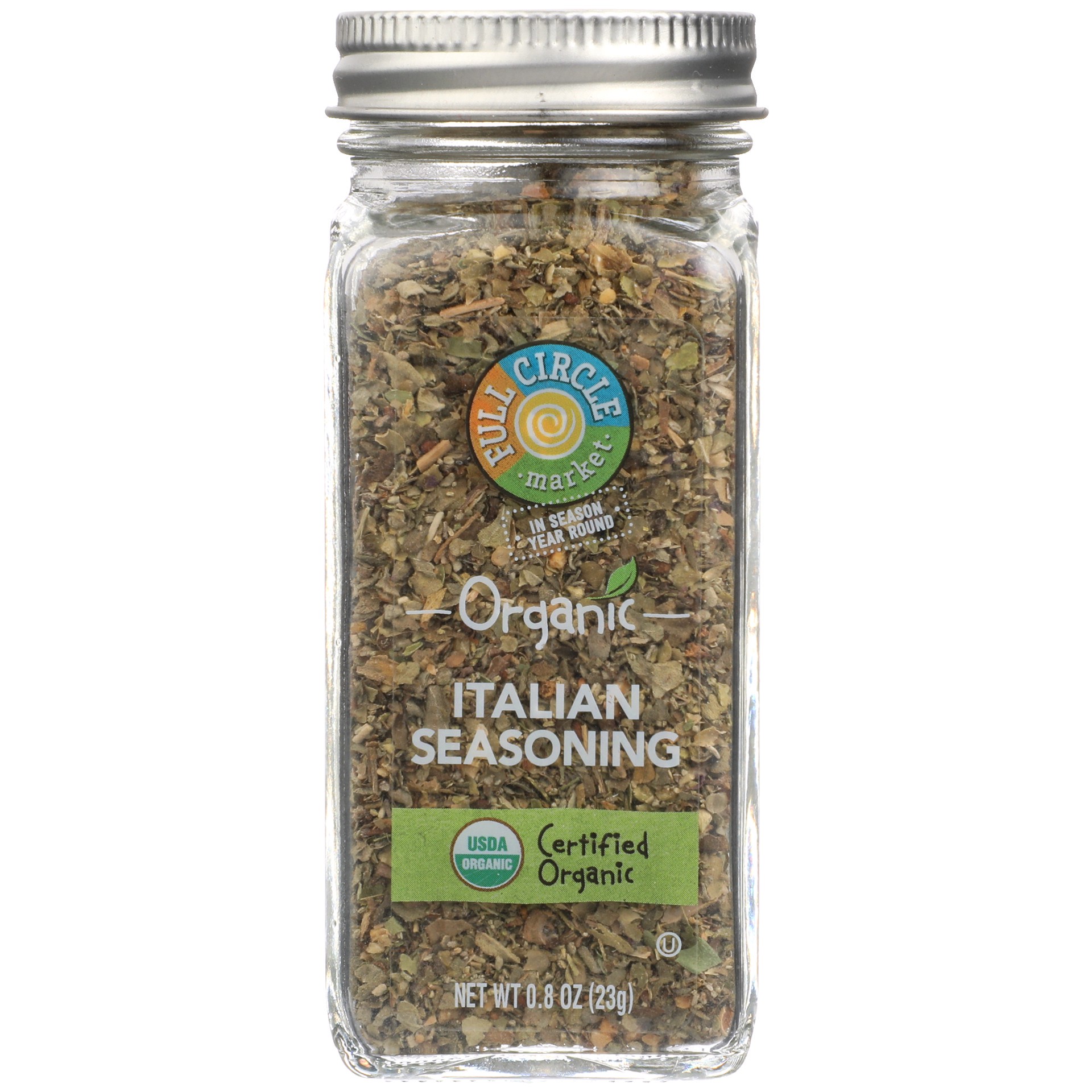 slide 1 of 6, Full Circle Market Organic Italian Seasoning 0.8 oz, 0.8 oz