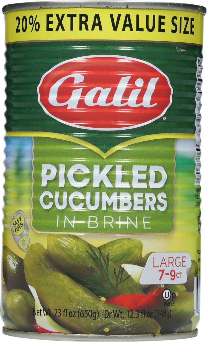 slide 10 of 14, Galil Large Pickled Cucumbers in Brine Extra Value Size 23 fl oz, 23 fl oz