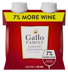 Gallo Family Vineyards Cabernet Sauvignon Tetra 4pk