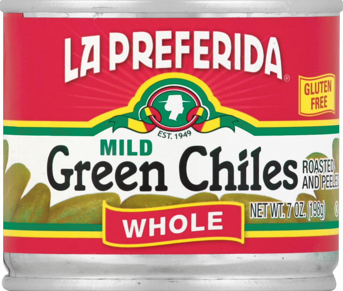 slide 2 of 2, La Preferida Mild Green Chilies Whole, 7 oz