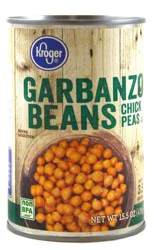 Kroger Garbanzo Beans Chick Peas