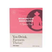 slide 1 of 1, Thrive Farmers Thrive Hibiscus Berries Pyramid Bags - 15 ct, 15 ct