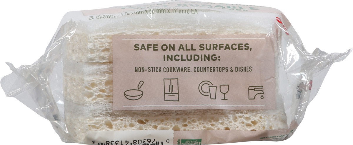 slide 8 of 9, Scotch-Brite Greener Clean Non-Scratch Scrub Sponges 3 Each, 3 ct