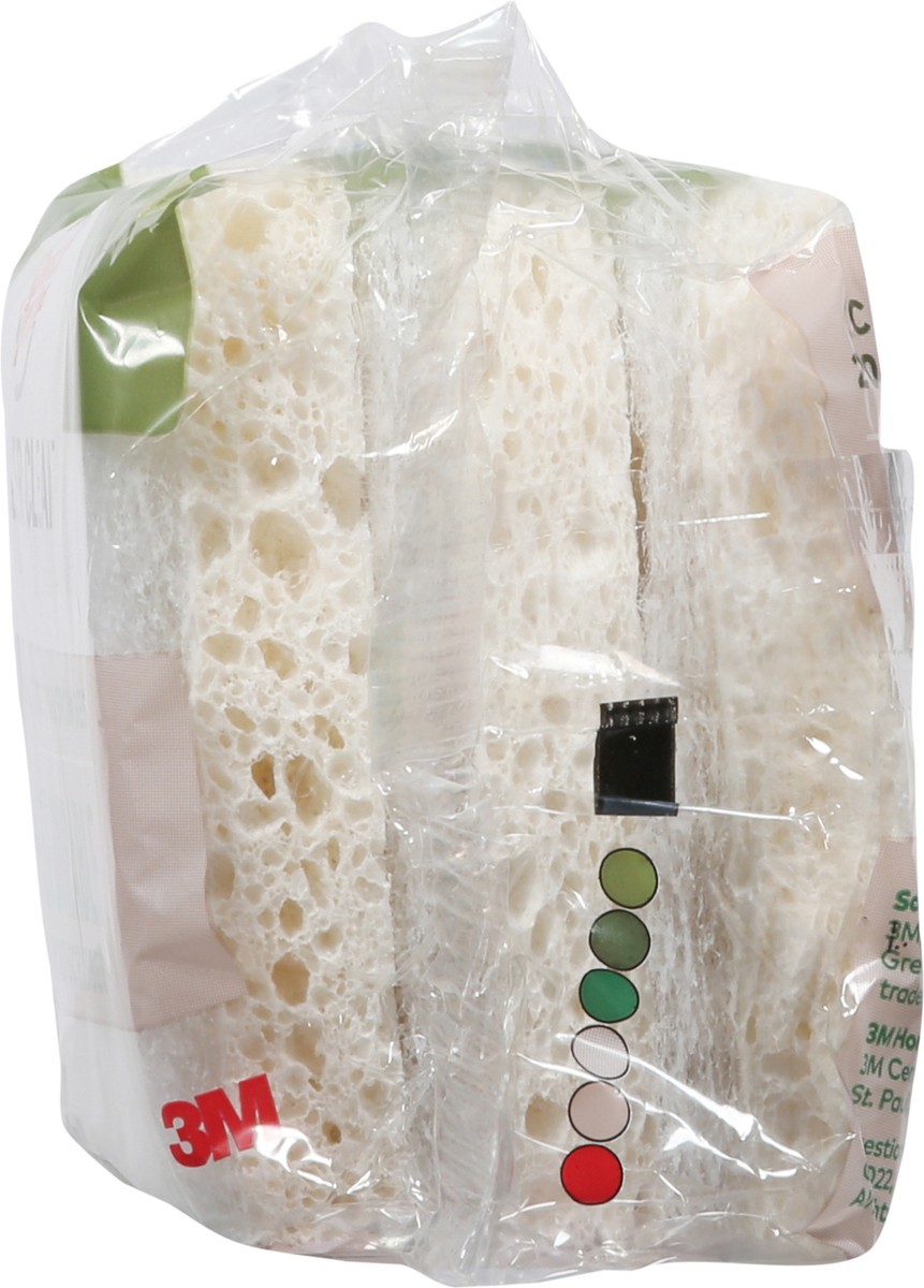 slide 7 of 9, Scotch-Brite Greener Clean Non-Scratch Scrub Sponges 3 Each, 3 ct