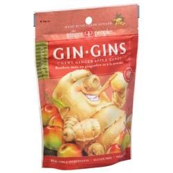 The Ginger People Ginger People Gingins Chewy Ginger Candy, Spicy Apple