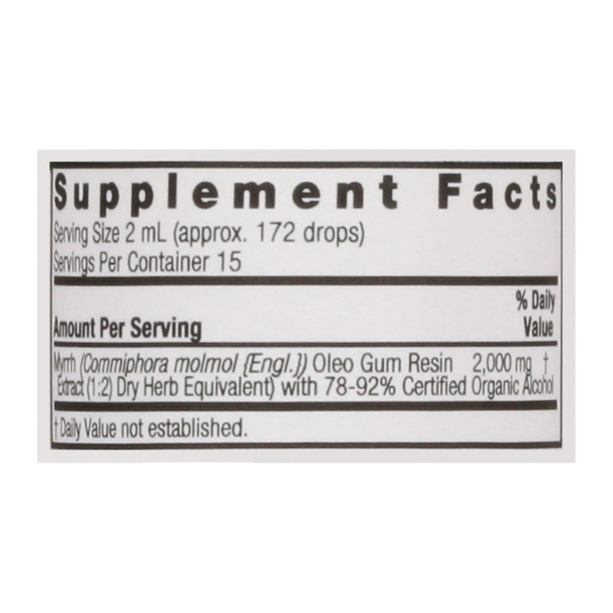 slide 3 of 12, Nature's Answer 2000 mg Myrrh Gum 1 fl oz, 1 fl oz