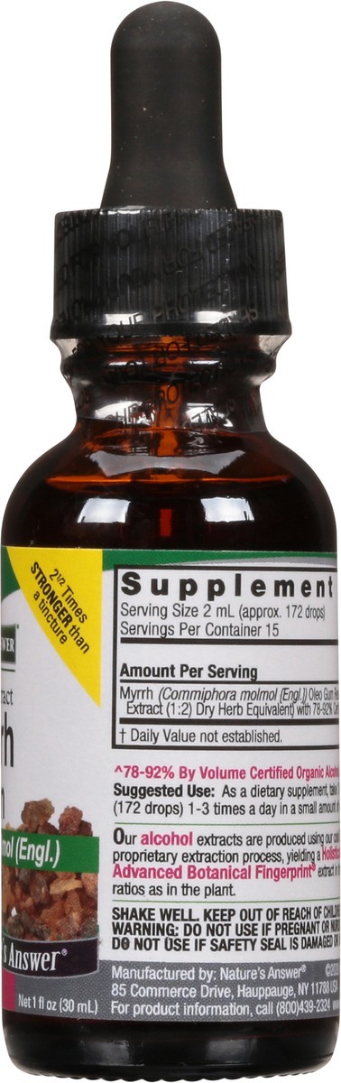 slide 12 of 12, Nature's Answer 2000 mg Myrrh Gum 1 fl oz, 1 fl oz