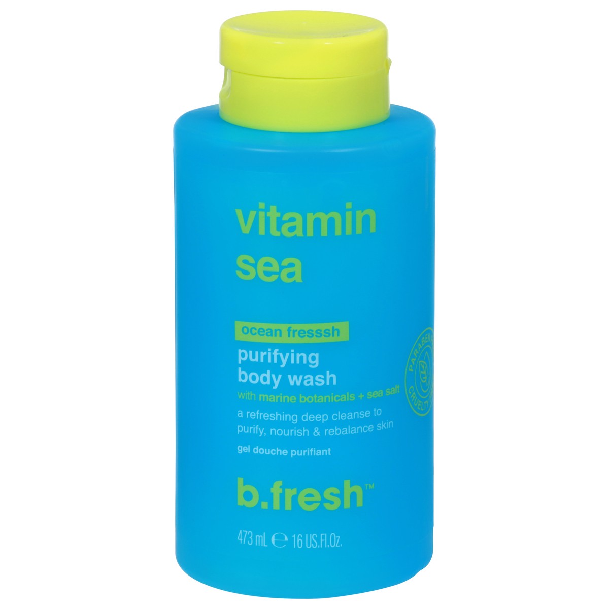 slide 5 of 9, b.fresh Purifying Ocean Fresssh Body Wash 16 fl oz, 1 ct