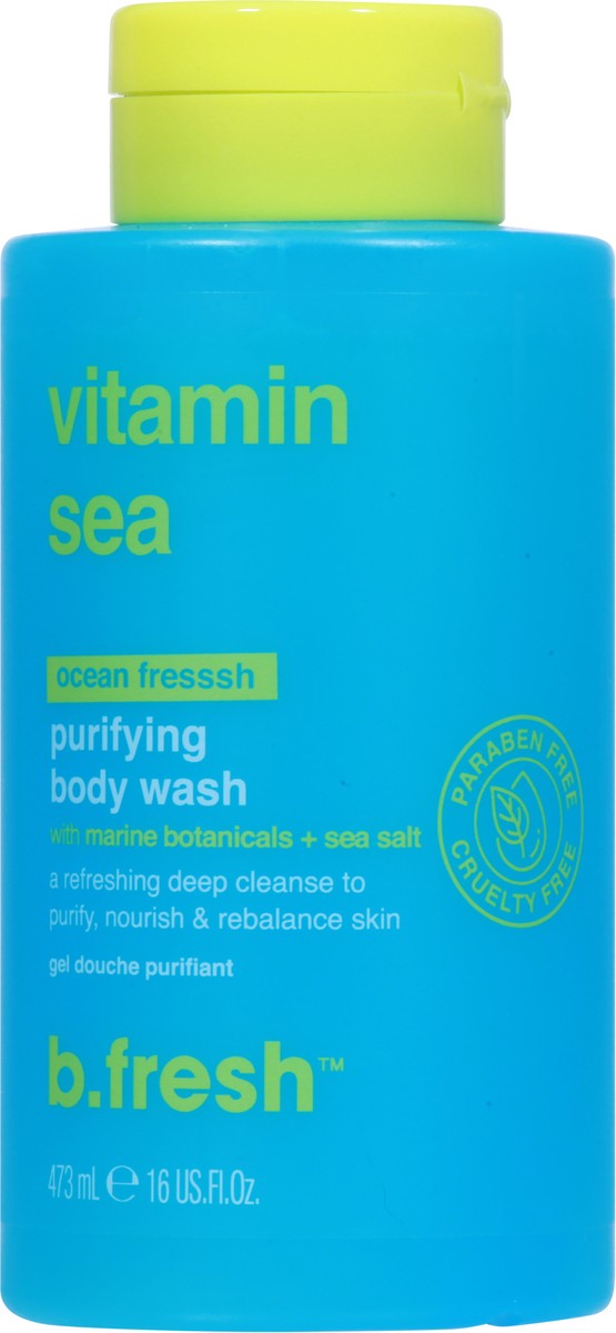 slide 2 of 9, b.fresh Purifying Ocean Fresssh Body Wash 16 fl oz, 1 ct