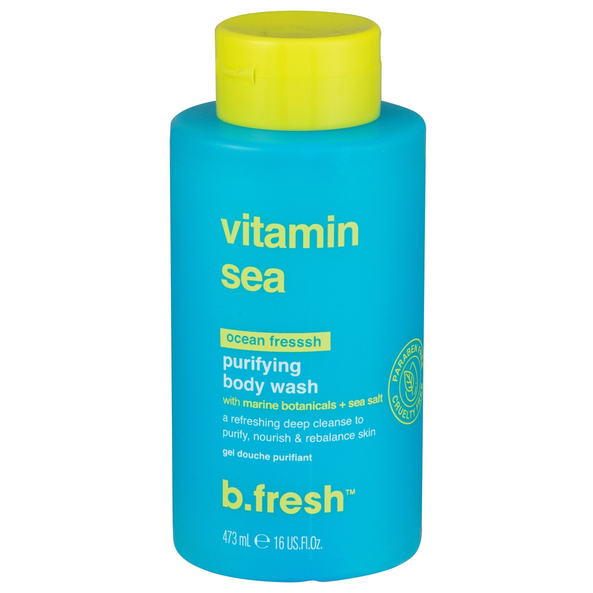slide 1 of 9, b.fresh Purifying Ocean Fresssh Body Wash 16 fl oz, 1 ct