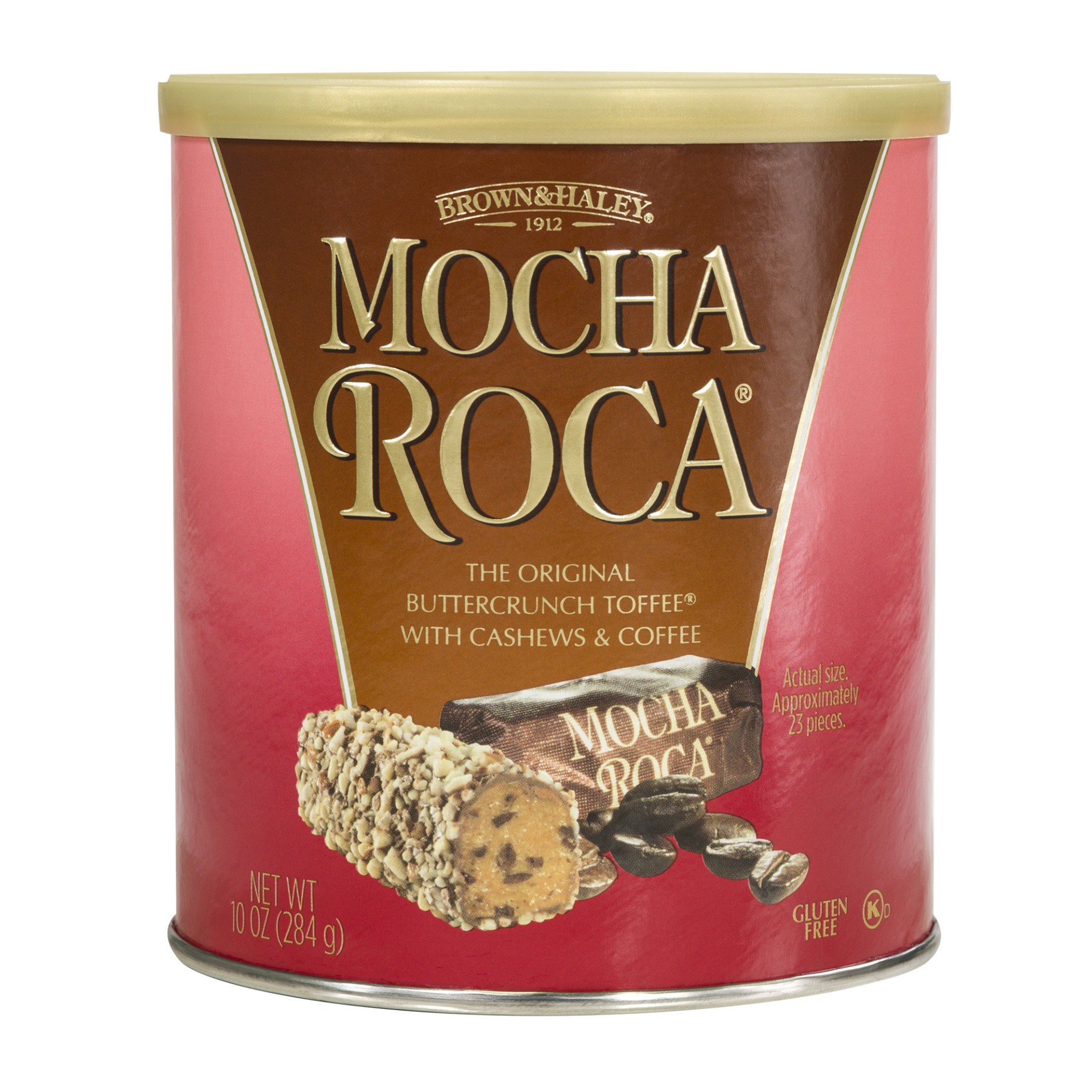 slide 1 of 2, Brown & Haley Mocha Roca, 10 oz