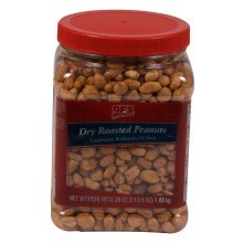 slide 1 of 1, GFS Dry Roasted Peanuts, 38 oz