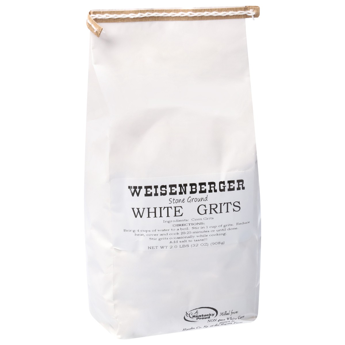 slide 8 of 13, Weisenberger Stone Ground White Grits 2.0 lb, 2 lb