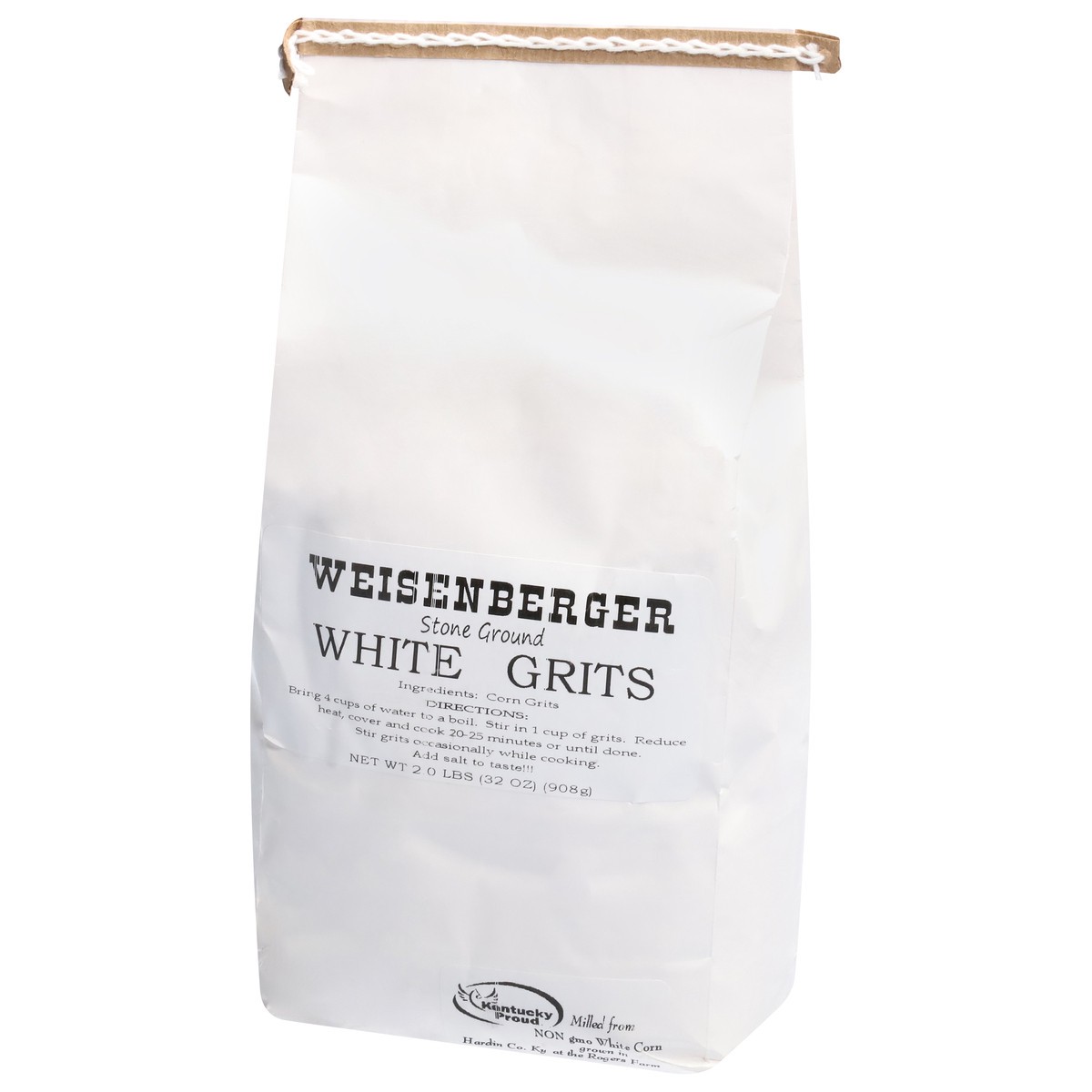 slide 6 of 13, Weisenberger Stone Ground White Grits 2.0 lb, 2 lb