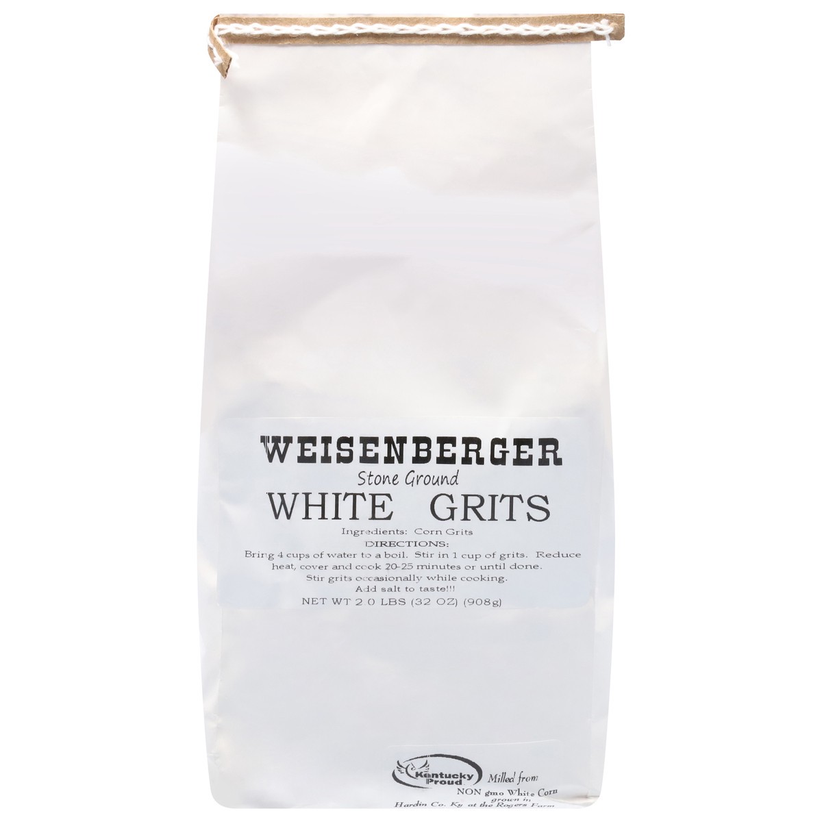 slide 1 of 13, Weisenberger Stone Ground White Grits 2.0 lb, 2 lb