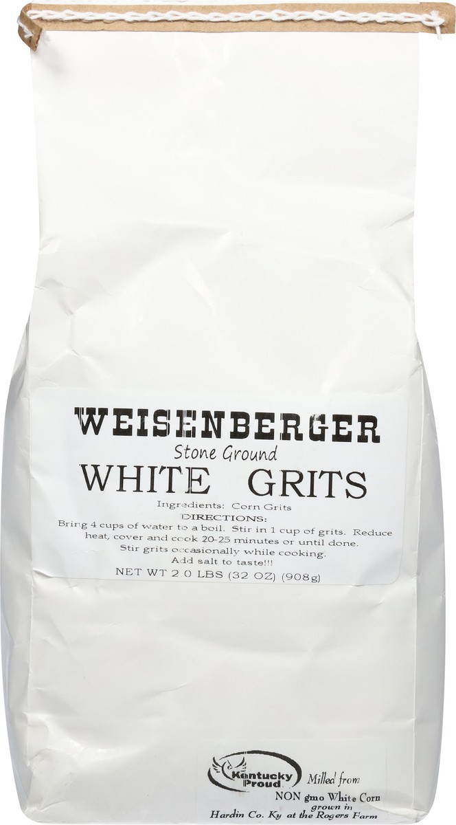 slide 9 of 13, Weisenberger Stone Ground White Grits 2.0 lb, 2 lb