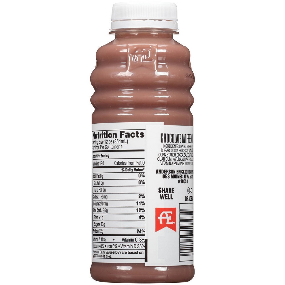 slide 5 of 5, Anderson Erickson Dairy Skim Chocolate Milk - 12 fl oz, 12 fl oz