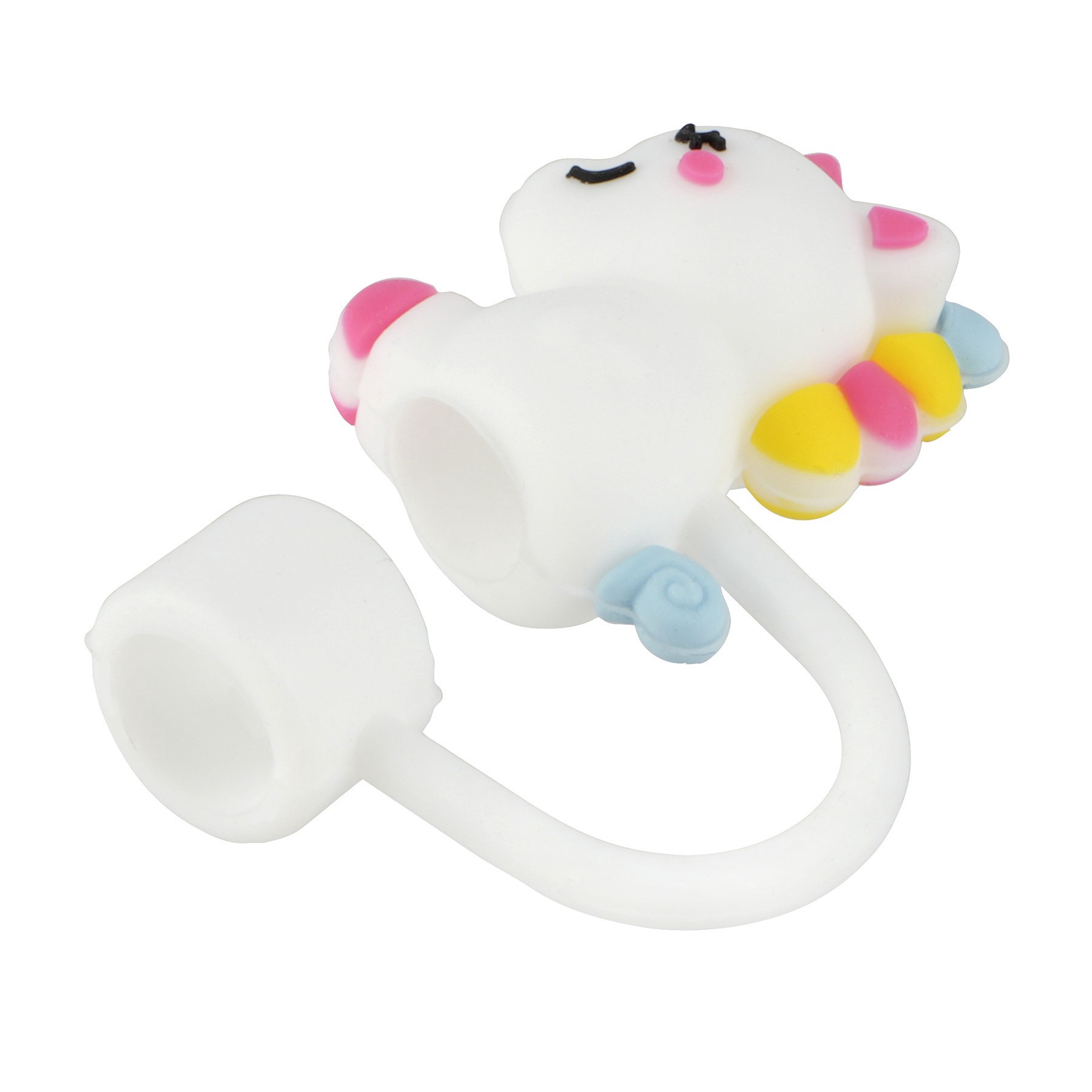 slide 2 of 2, White Straw Toppers, 4ct. By Ashland, 4 ct