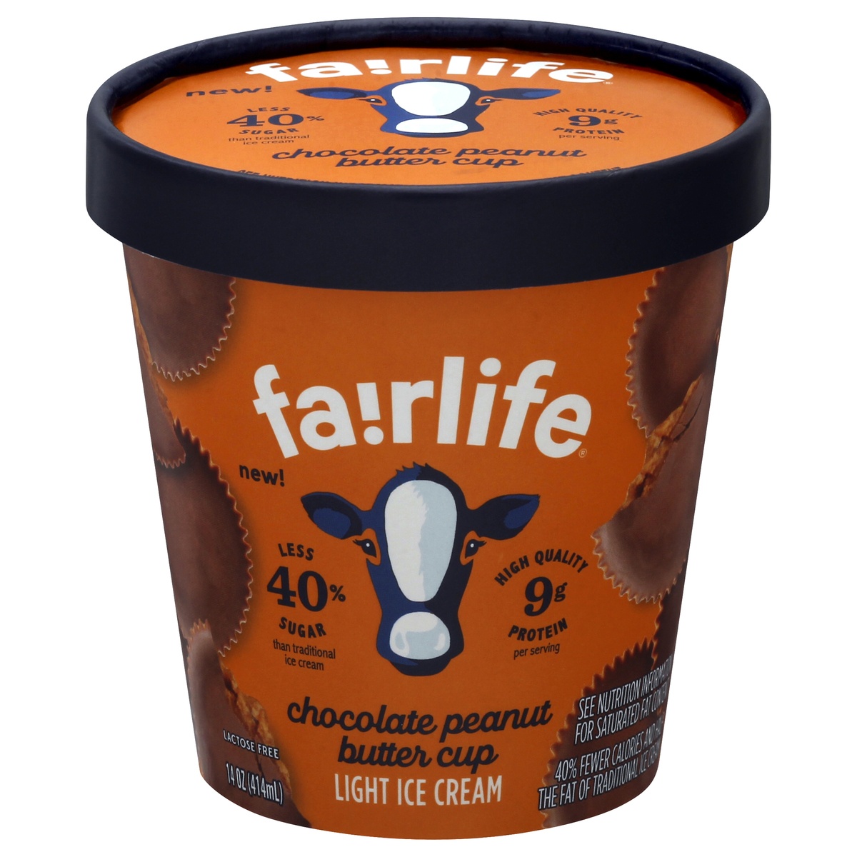 slide 1 of 1, fairlife Light Ice Cream 14 oz, 14 oz