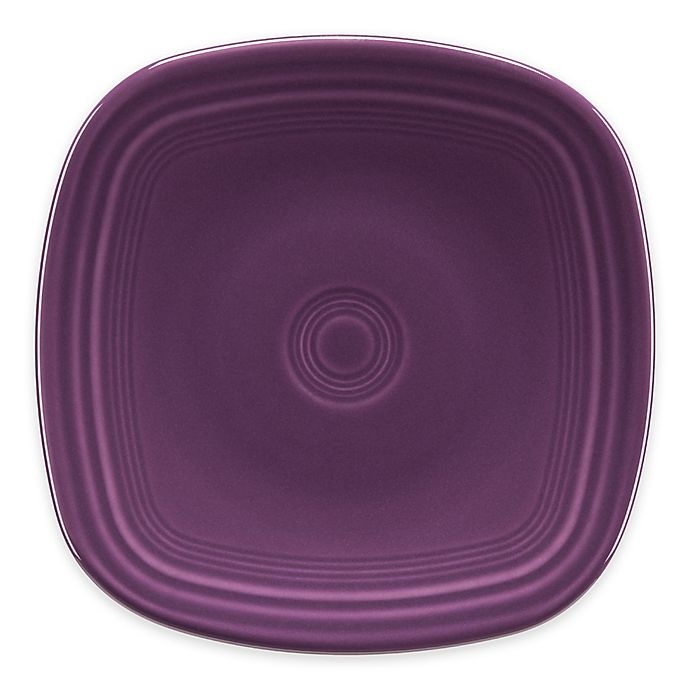 slide 1 of 1, Fiesta Square Salad Plate - Mulberry, 1 ct