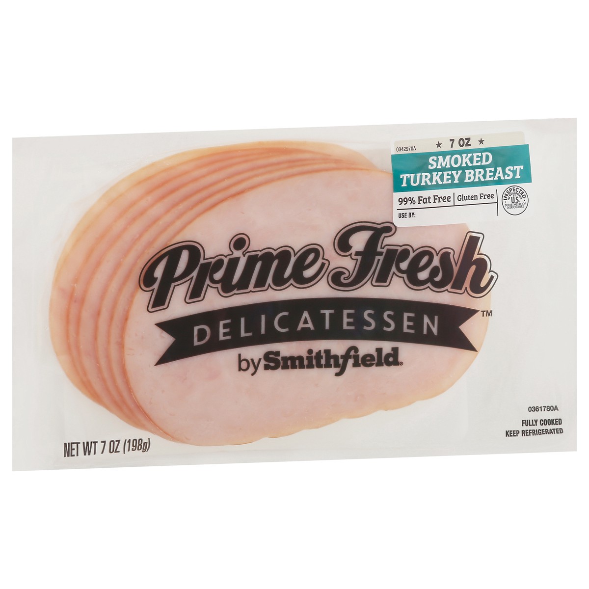 slide 9 of 9, Prime Fresh Smoked Turkey Breast 7 oz, 7 oz