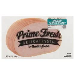 Smithfield Prime Fresh Smoked Turkey Breast Lunchmeat - 7oz