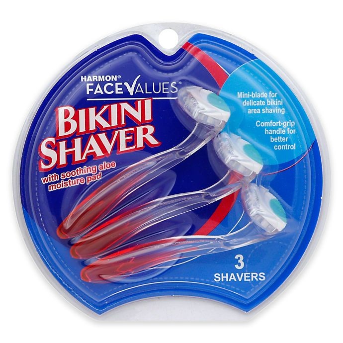 slide 1 of 1, Harmon Face Values Bikini Shaver, 3 ct