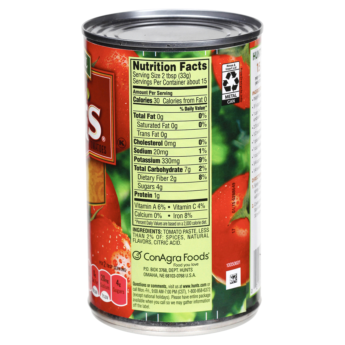 slide 2 of 3, Hunt's Tomato Paste, 18 oz