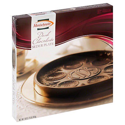 slide 1 of 4, Manischewitz Dark Chocolate Seder Plate - Kosher For Passover, 16 oz