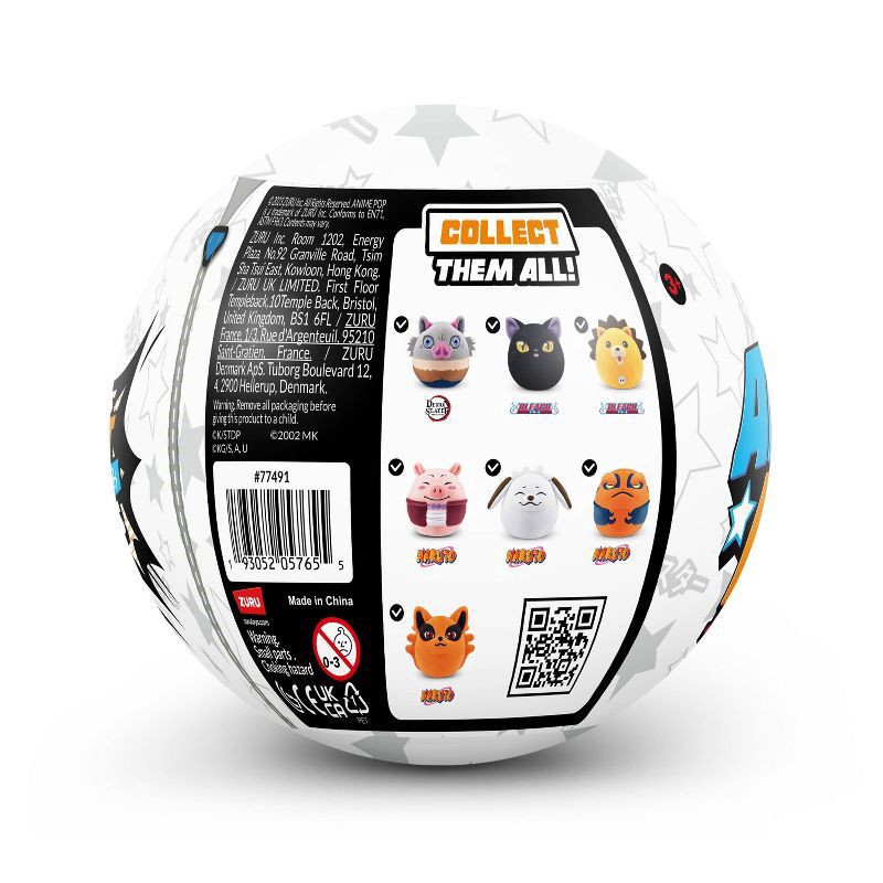 slide 5 of 8, ZURU 5 Surprise Anime Pop Plush, 1 ct