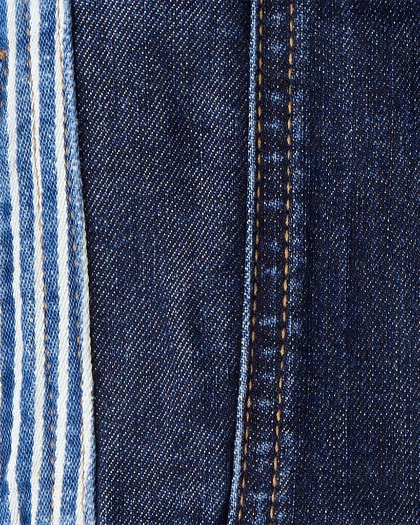 slide 4 of 4, Oshkosh Toddler Neutral Sherpa Denim Jacket - Blue Navy 2T, 1 ct