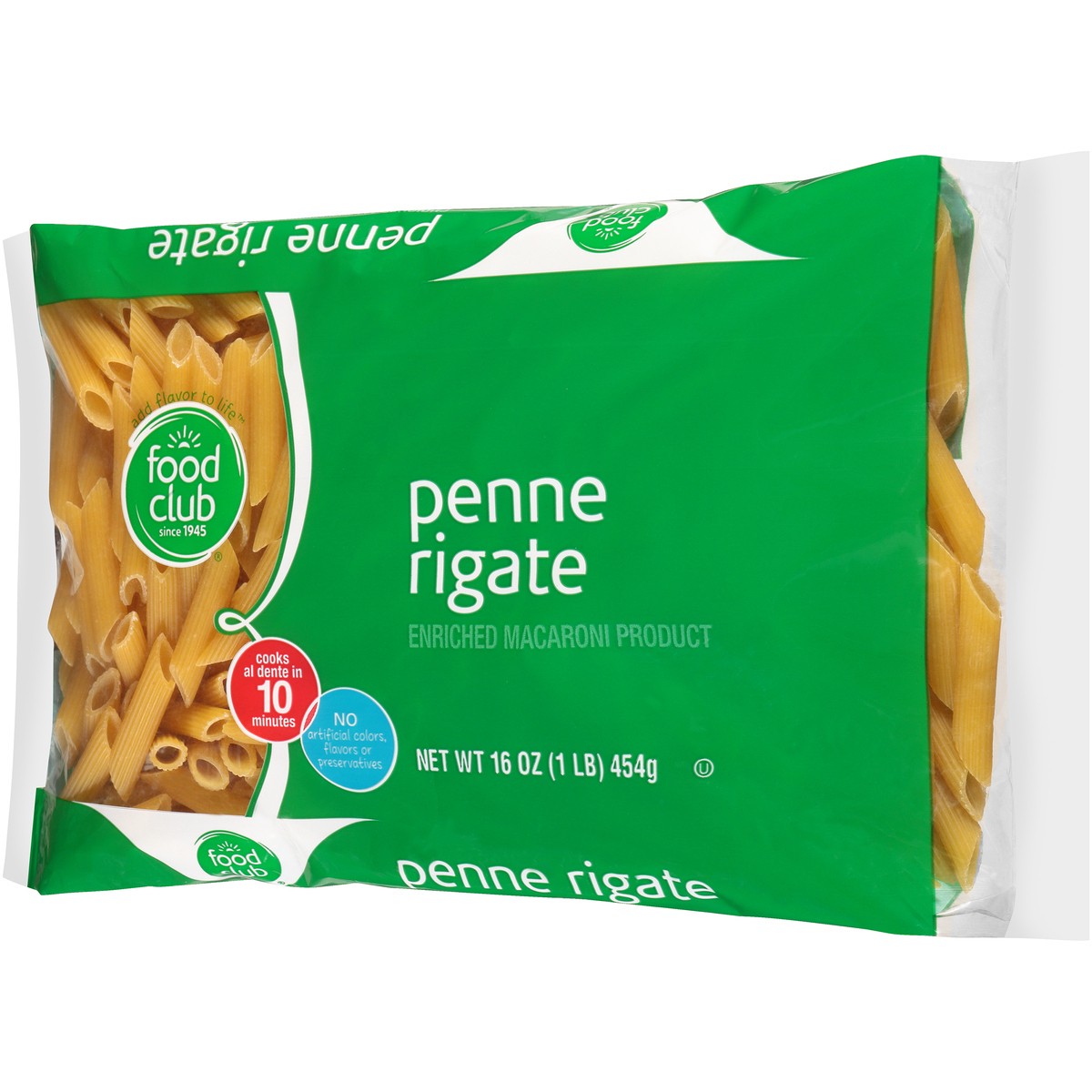 slide 3 of 10, Food Club Enriched Macaroni Product, Penne Rigate, 16 oz