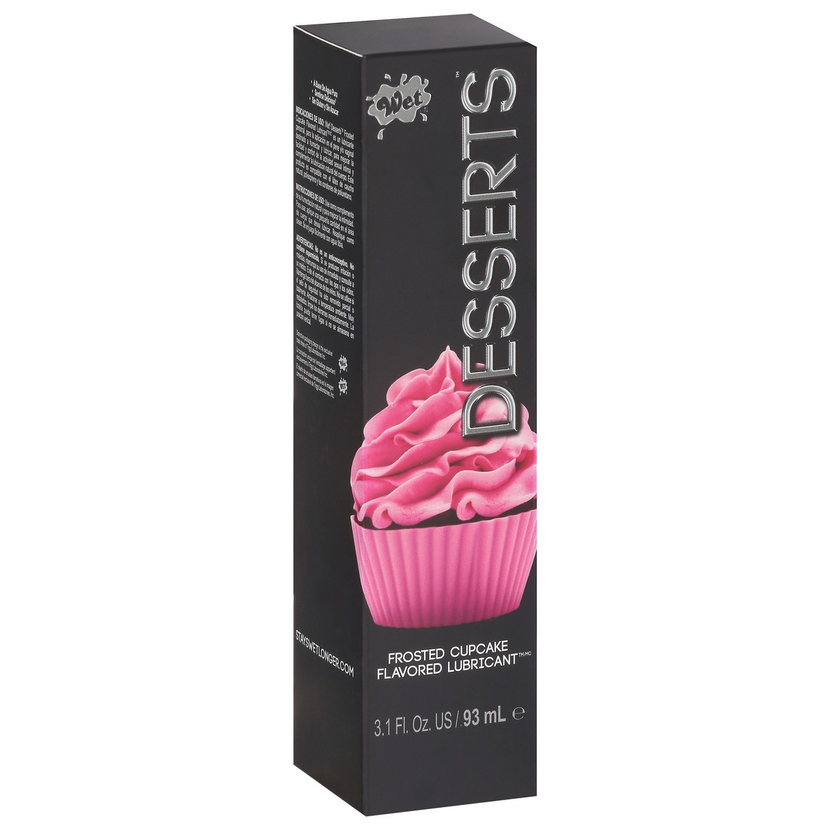 slide 3 of 9, Wet Desserts Frosted Cupcake Flavored Lubricant 3.1 fl oz, 3.10 fl oz