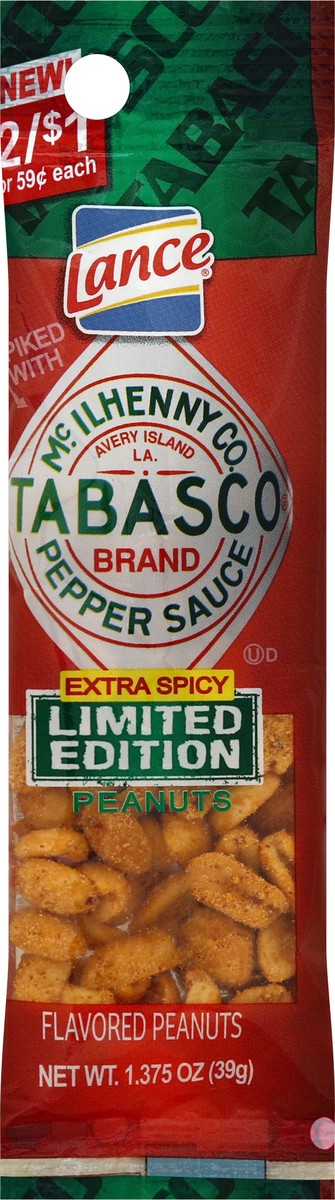 slide 3 of 3, Lance Tabasco Extra Spicy Peanuts, 1.37 oz