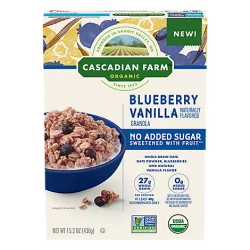 Cascadian Farm Organic No Added Sugar Blueberry Vanilla Granola