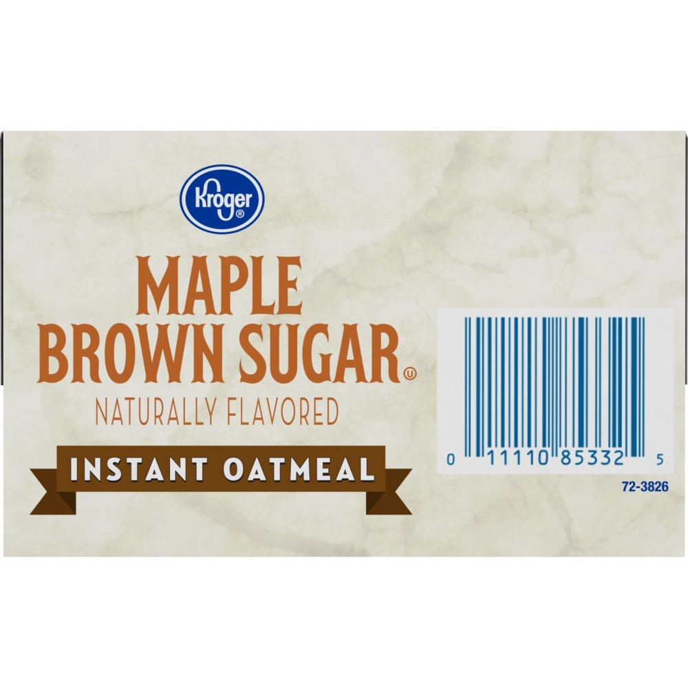 slide 6 of 6, Kroger Maple & Brown Sugar Instant Oatmeal, 15 oz