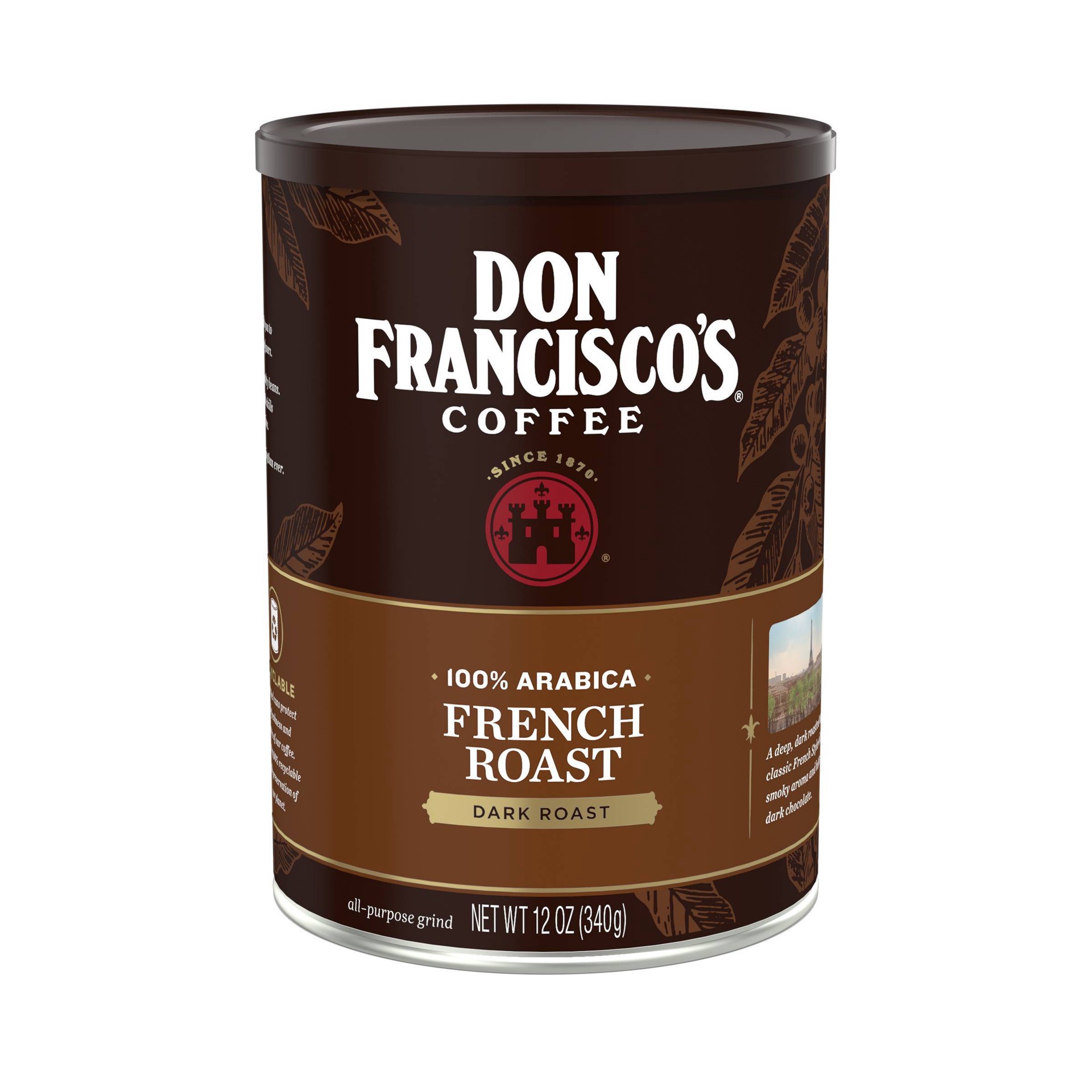 slide 1 of 1, Don Francisco's Dark Roast 100% Arabica French Roast Coffee 12 oz, 