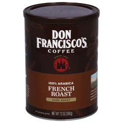 Don Francisco's French Dark Roast Ground Coffee, 12 oz Can