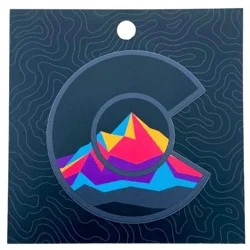 Colorado Mountain Chromatic Sticker