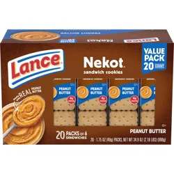 Lance Nekot Peanut Butter Sandwich Cookies