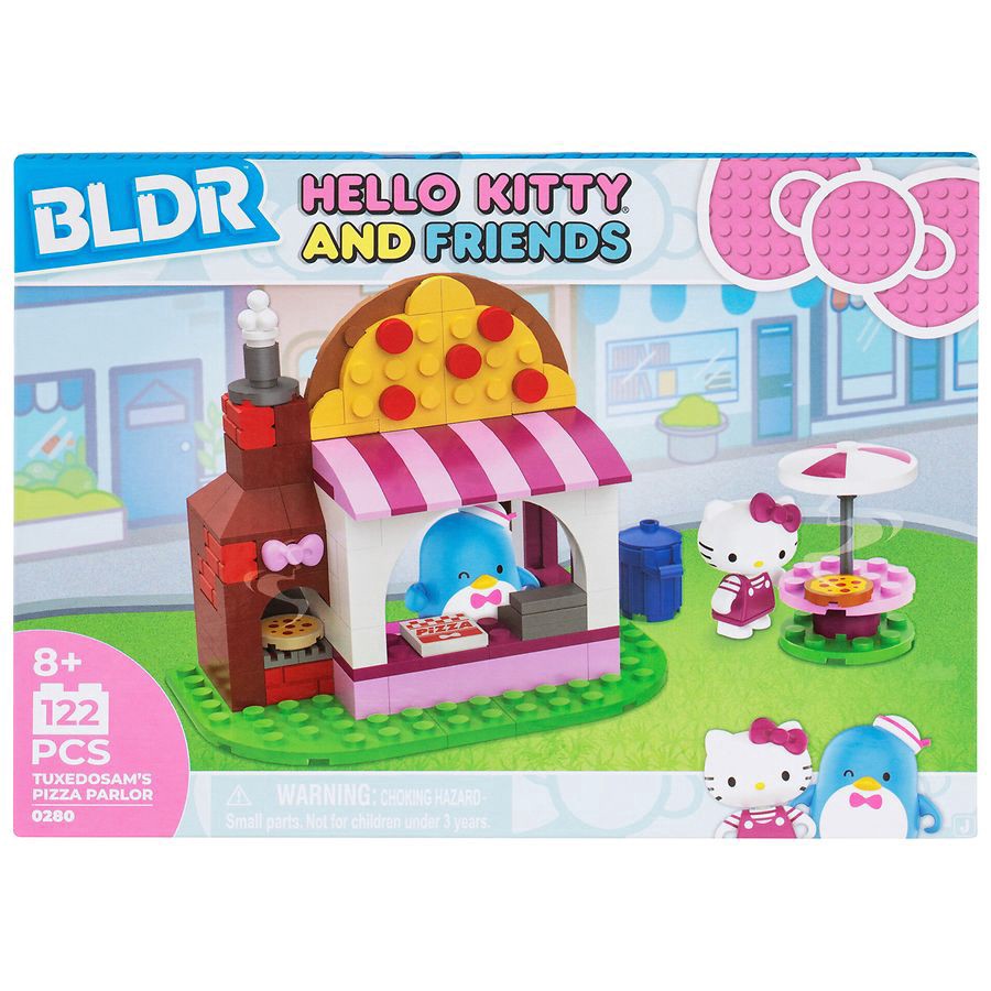 slide 3 of 3, BLDR Hello Kitty Tuxedosam¿s Pizza Parlor Building Set, 1 ct
