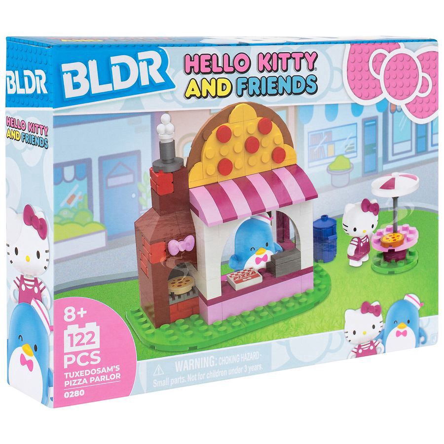 slide 2 of 3, BLDR Hello Kitty Tuxedosam¿s Pizza Parlor Building Set, 1 ct