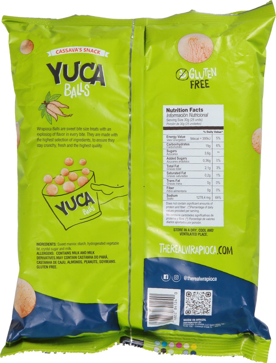 slide 2 of 9, Yuca Balls Gluten Free Sweet Cassava's Snack 2.82 oz, 1 ct